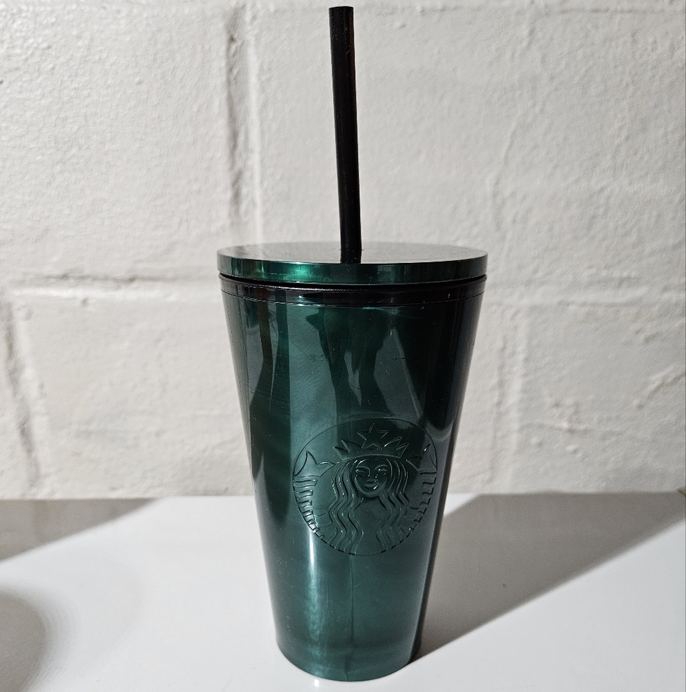 Starbucks Marbled Jade Green Tumbler